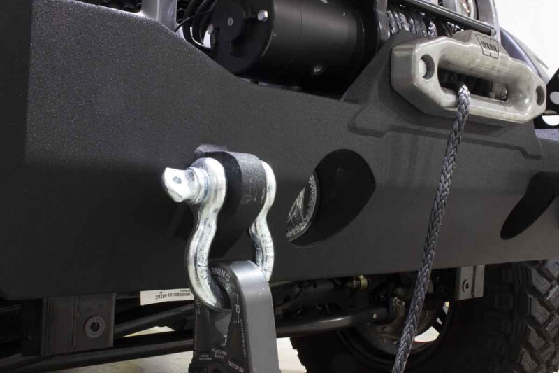 Jeep Wrangler Unlimited JLU Front Bumper - Fishbone Offroad - Mako Front - Black textured powder coat - `18-`27